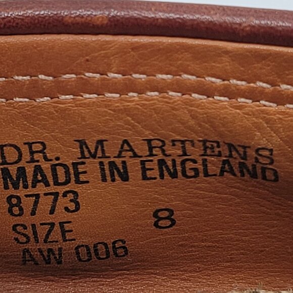 Dr. Martens Vintage 8773 Loafers Men\'s Brown Made In England UK Size 8 US Size 9